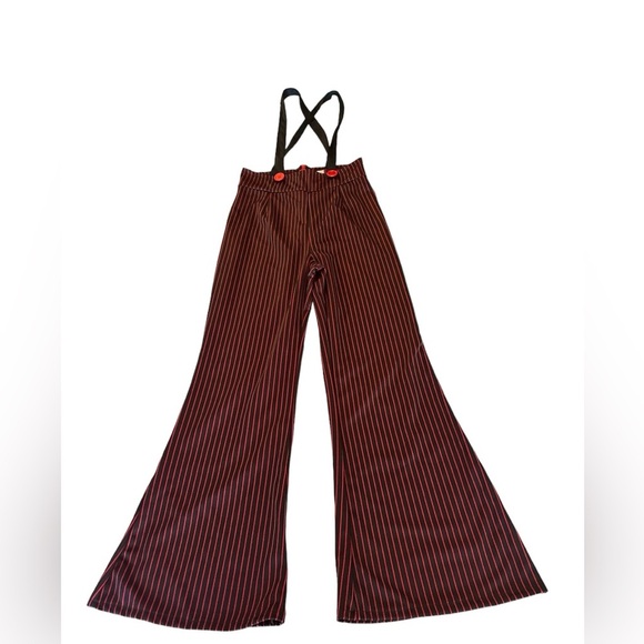 SMIFFYs Women’s Glam Gangster Pants With Suspender Small Costume BNWOT - Picture 1 of 6